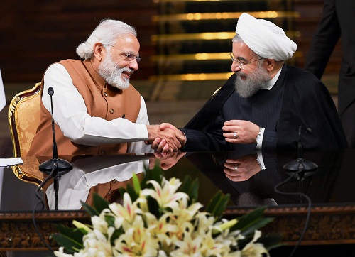 India and Iran sign 12 MoUs including Chabahar port development