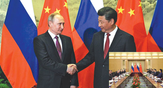 Russian President on an important state visit to China