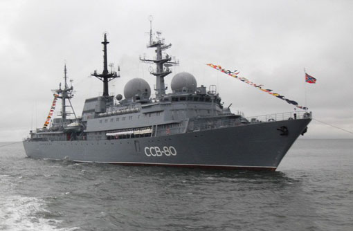 Russian spy ship spotted near Hawaii Islands