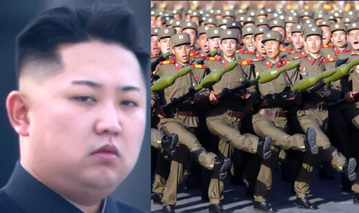 Dictator of North Korea threatens the enemy nations with a direct war