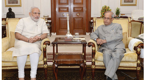 PM Modi holds talks with President Mukherjee in light of Uri terrorist attack