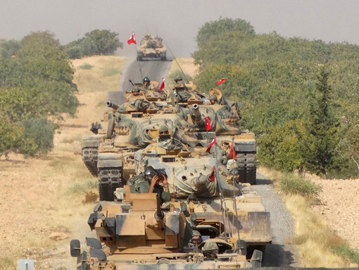 New military campaign by Turkey in Syria: Turkish tanks march towards Aleppo