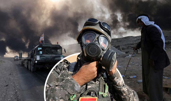 ISIS blows up chemical plant to stop Iraqi army’s attacks on Mosul