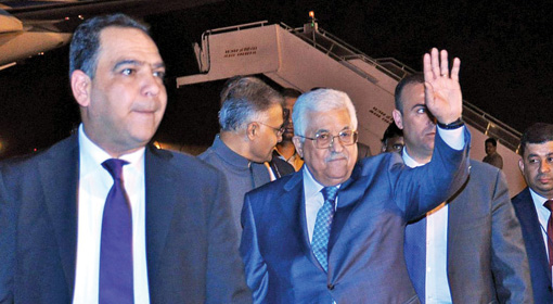 Palestinian president on India visit
