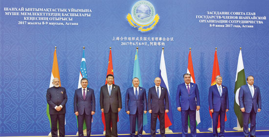 India joins ‘SCO’, an eminent economic union of China, Russia and Central Asian Countries