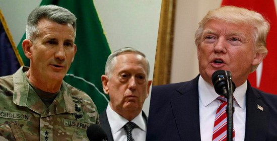 US President Donald Trump considers sacking US Commander in Afghanistan due to lack of success in the Afghan War