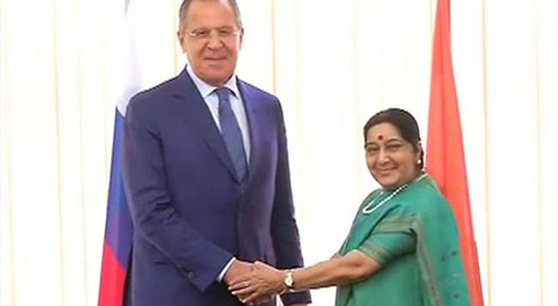 During Eastern Economic Forum, External Affairs Minister Sushma Swaraj assures Russia that Indo Russian friendship is Rock Solid