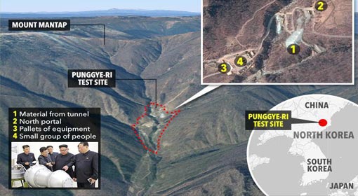 Chinese scientists warn about radioactive leak threat at North Korea’s nuclear test site Punggye-Ri, say it may pose a threat to China too