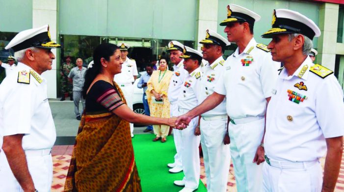 Indian Navy must remain ever ready for challenges, Defence Minister Nirmala Sitharaman