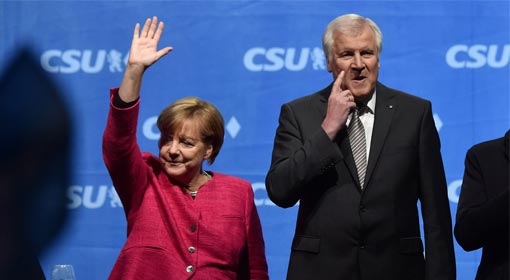 Merkel backtracks on her open-door immigration policy, under pressure from coalition partner, CSU. Will allow only 2 lakh immigrants per year