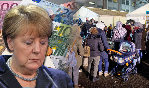 निर्वासितों के कारण जर्मनी की अर्थव्यवस्था को ३६ अरब युरो का नुकसान