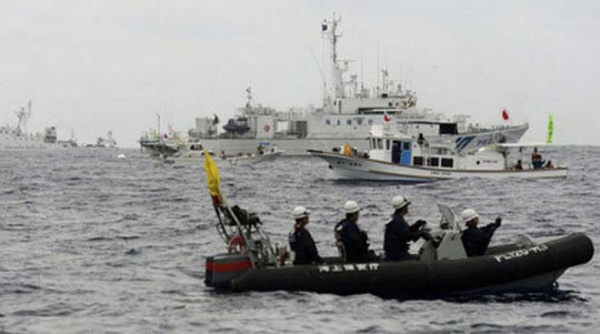 सेंकाकू द्वीपसमूह समुद्री क्षेत्र में चीन ने भेजे २३० जहाज़
