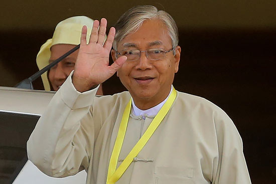 म्यानमार के राष्ट्राध्यक्ष भारतयात्रा पर