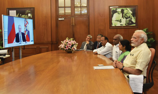 प्रधानमंत्री मोदी और रशियन राष्ट्राध्यक्ष द्वारा  कुडनकुलम परमाणु ऊर्जा प्रकल्प राष्ट्र को समर्पित