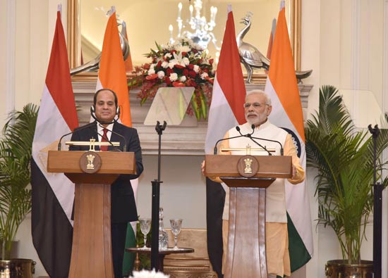 भारत और इजिप्त आतंकवाद के विरोध में सहयोग बढ़ायेंगे