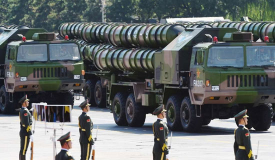 अमरीका और चीन में हथियारों की दौड़; चीन द्वारा नयी प्रक्षेपास्त्रविरोधी प्रणाली का प्रदर्शन
