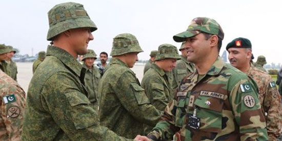 संयुक्त युद्धअभ्यास के लिए रशिया की सेना पाकिस्तान में दाखिल