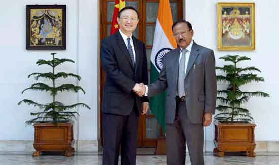 भारत और चीन के राष्ट्रीय रक्षा सलाहकारों के बीच चर्चा