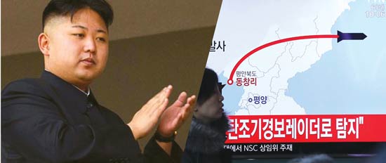 उत्तर कोरिया द्वारा चार बैलिस्टिक प्रक्षेपास्त्रों का परीक्षण