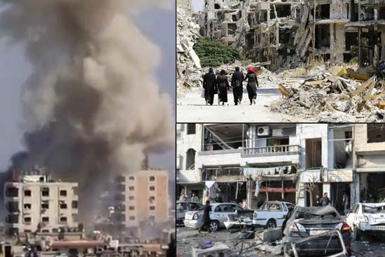 संघर्षविराम की चर्चा के शुरू रहते समय ही सीरिया स्थित ‘होम्स’ में आत्मघाती हमले; ५० लोगों की मौत