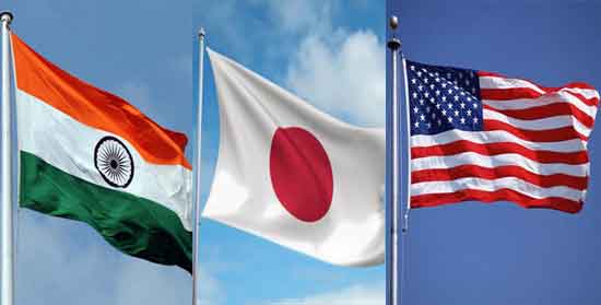 ‘भारत अमरीका और जापान के जाल में ना फसें’ : चीन के सरकारी दैनिक की सलाह
