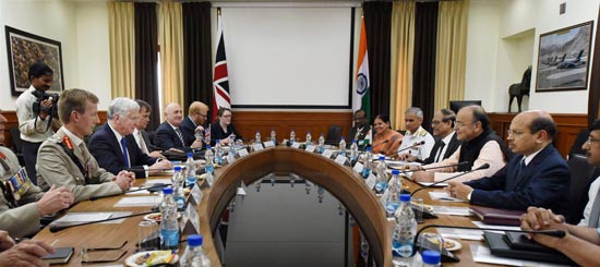 ब्रिटन के रक्षामंत्री भारत यात्रा पर