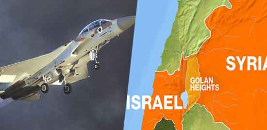 इस्रायली लड़ाकू विमान गिराने का सीरियन सेना का दावा
