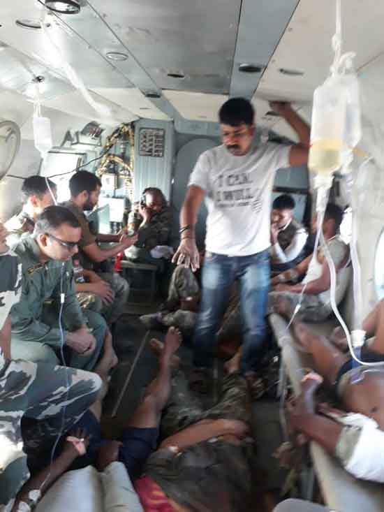 छत्तीसगढ़ के सुकमा जिले में माओवादियों के घिनौने हमले में सीआरपीएफ के २६ सैनिक शहीद