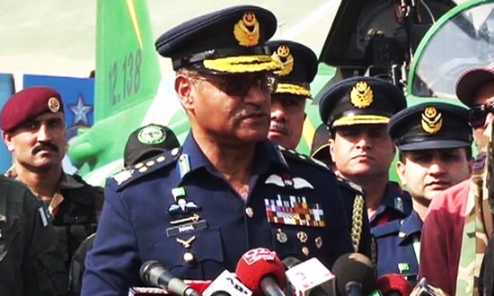 पाकिस्तान के वायुसेनाप्रमुख की भारत को धमकी