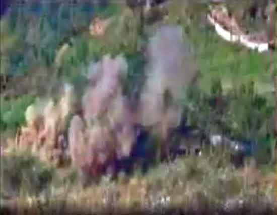जम्मू-कश्मीर नियंत्रणरेखा पर भारत के हमले में पाकिस्तानी सेना की चौकियाँ तबाह; हमले का वीडियो भी सार्वजनिक किया