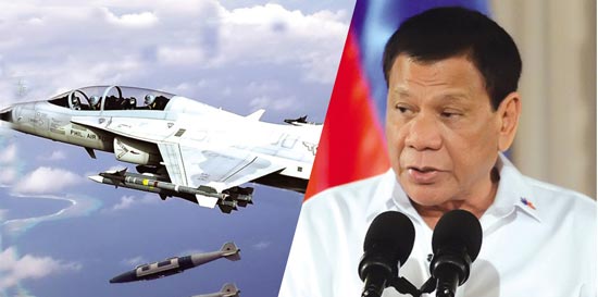 फिलिपाईन्स के ड्रग माफ़िया पर हवाई हमला करेंगे- फिलिपाईन्स के राष्ट्राध्यक्ष का संकेत