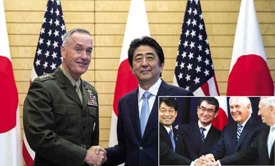 जापान पर हमला मतलब अमरीका पर हमला – अमरीका के रक्षा दल प्रमुख जनरल डनफोर्ड का इशारा