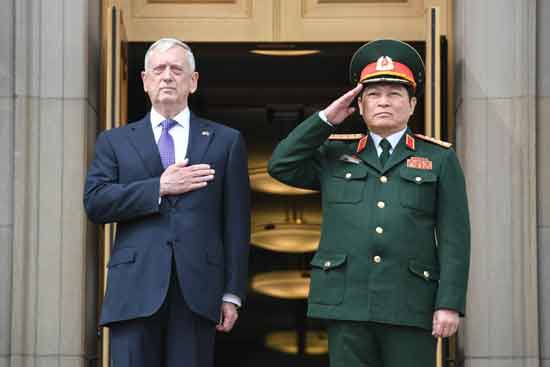 व्हिएतनाम तथा अमरीका के बीच सुरक्षा सहयोग बढ़ाने पर चर्चा