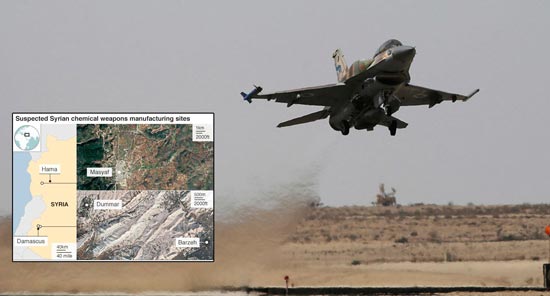सीरिया के हमा शहर पर इस्त्राइल का हवाई हमला- रासायनिक हथियारों के गोदामों को लक्ष्य बनाने का पश्चिमी देशों का दावा