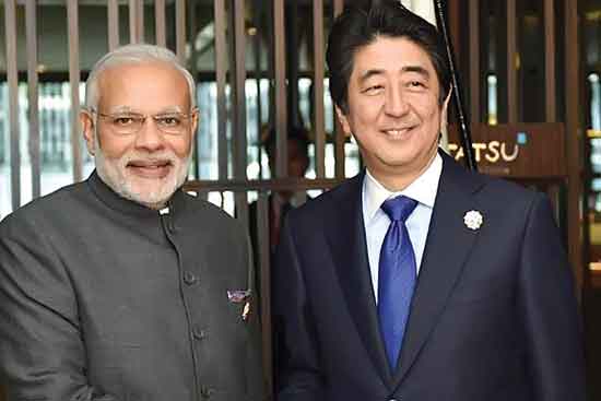 जापान के प्रधानमंत्री भारत के दौरे पर आएँगे