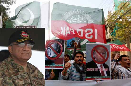 अफ़गानिस्तान के संघर्ष का पाकिस्तान पर परिणाम होने नहीं देंगे – पाकिस्तान के लष्कर प्रमुख बाजवा