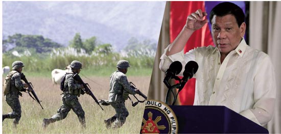 नशीले पदार्थो के संघर्ष मे अमरीका फिलिपाईन्स को सहायता दे- फिलिपाईन्स के राष्ट्राध्यक्ष का आवाहन