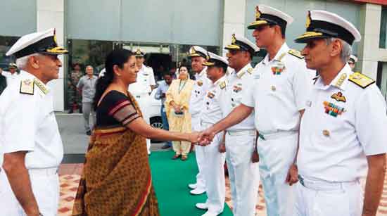 नौदल चुनौतियों के लिए तैयार रहे – रक्षामंत्री निर्मला सीतारामन