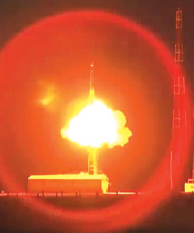 उत्तर कोरिया के तनाव की पृष्ठभूमि पर रशिया से आंतरखण्डीय बैलेस्टिक मिसाइल का परिक्षण