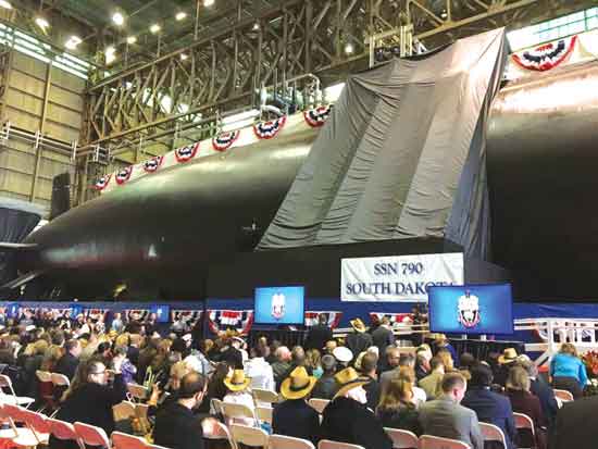 अमरिकी नौसेना में अतिप्रगत परमाणु वाहक पनडुब्बी कार्यरत