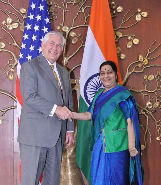 आतंकवादियों के आश्रय स्थान सहन नहीं किये जायेंगे भारत एवं अमरिका के विदेशमंत्री का पाकिस्तान को इशारा