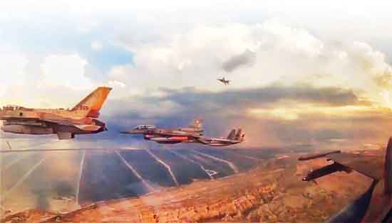 भारत, इस्राइली वायुसेना का ब्ल्यू फ्लॅग युद्धाभ्यास