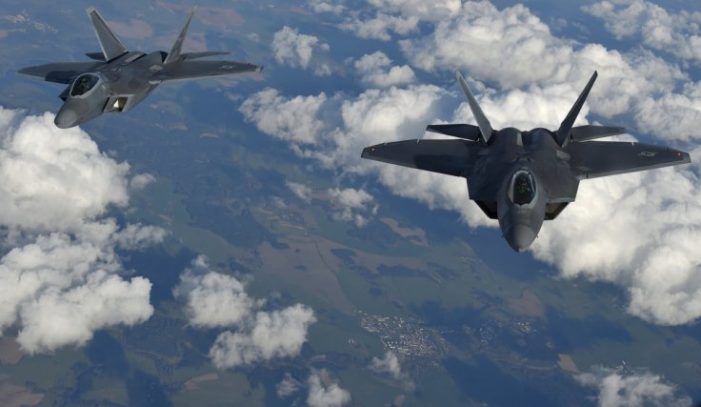 US’s ‘F-22’ fighter-jets in Romania