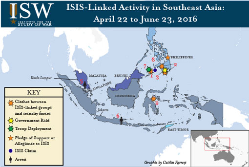 Southeast Asia under threat of ISIS attacks