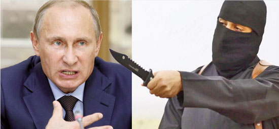 ISIS trains guns on Russia, issues personal threat to Putin