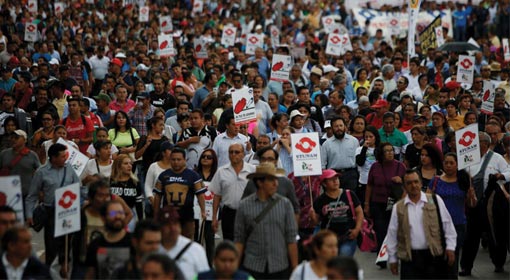 Demonstrations in Mexico against ‘NAFTA’