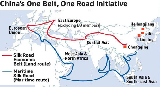 China’s ‘One Belt One Road’ project is a danger to the world economy, warn economists.
